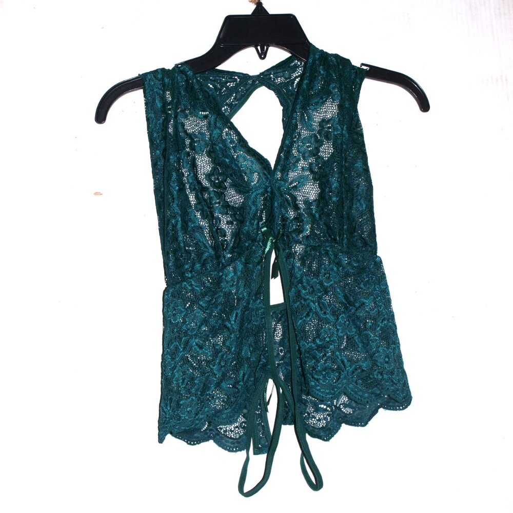 Green Lace Bodysuit Teddy Lingerie